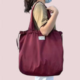 BOLSO Funky Color Oversized Nylon Foldable Shopper's Tote Bag