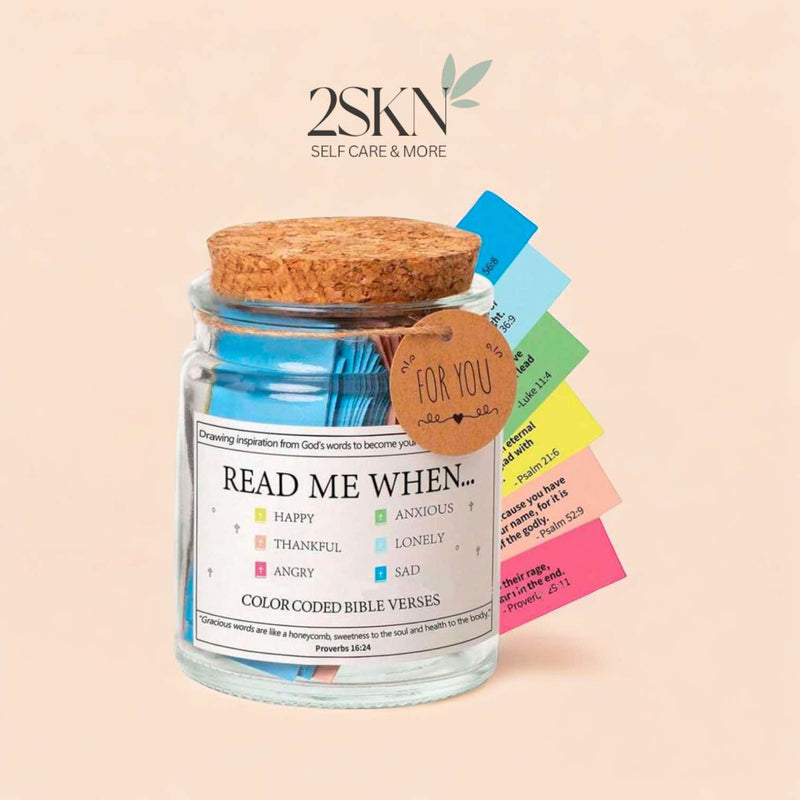 2SKN Emotion Bible Verses Affirmation Self Care Jar