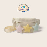 LITTLE DREAMERS Stars Cute Nylon Fanny Pack Crossbody for Kids