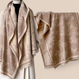 WRAP Warm Jacquard Shawl Scarf (Onhand)