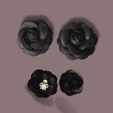 2SKN 1pair Camellia Detachable Shoe Clip Shoe Accessories