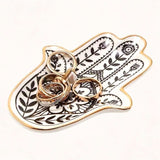 2SKN Miniature Hamsa Ceramic Storage Tray