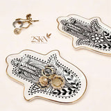 2SKN Miniature Hamsa Ceramic Storage Tray