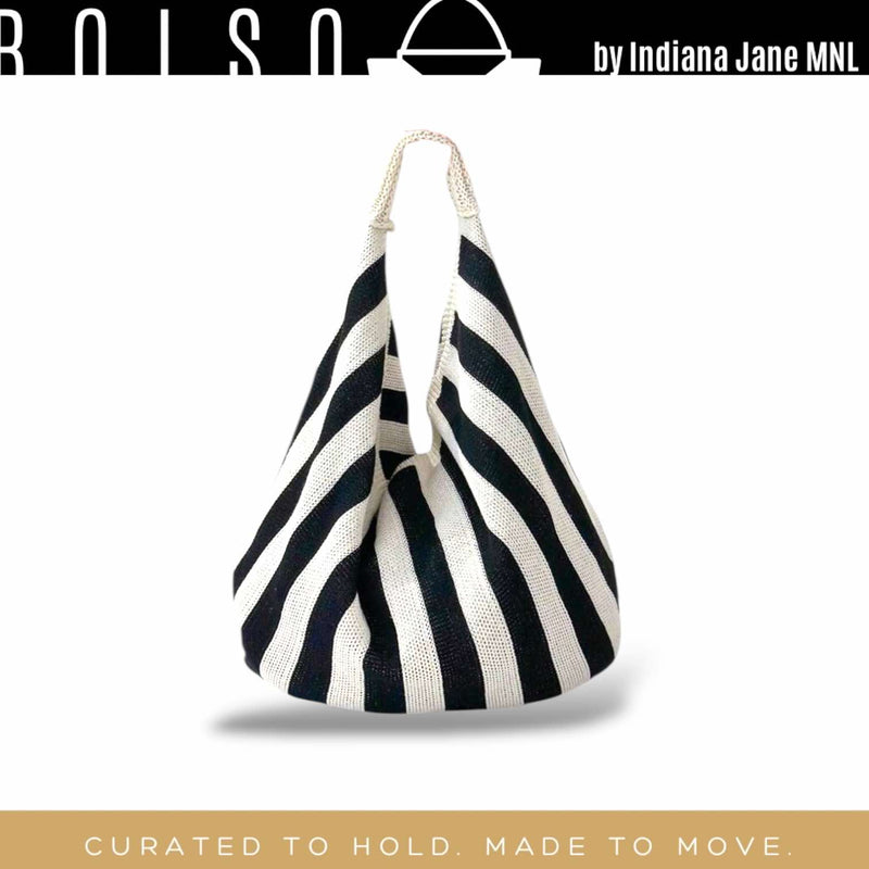 BOLSO LOOM Knitted Hobo Tote Bag