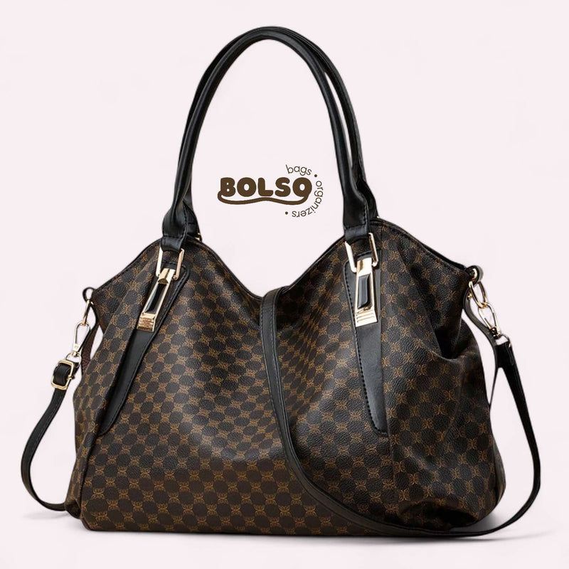 BOLSO Pattern Vintage Large Commuter Tote Bag