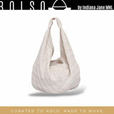 BOLSO LOOM Knitted Hobo Tote Bag