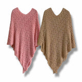 WRAP Warm Vintage Crochet Poncho Cape