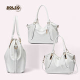 BOLSO Pattern Vintage Large Commuter Tote Bag
