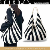BOLSO LOOM Knitted Hobo Tote Bag