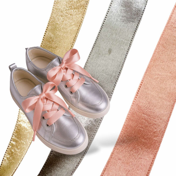2SKN Handmade Premium Matte Satin 2.5cm Wide Shoe Lace