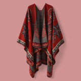 WRAP Plaid Cloak Shawl Scarf