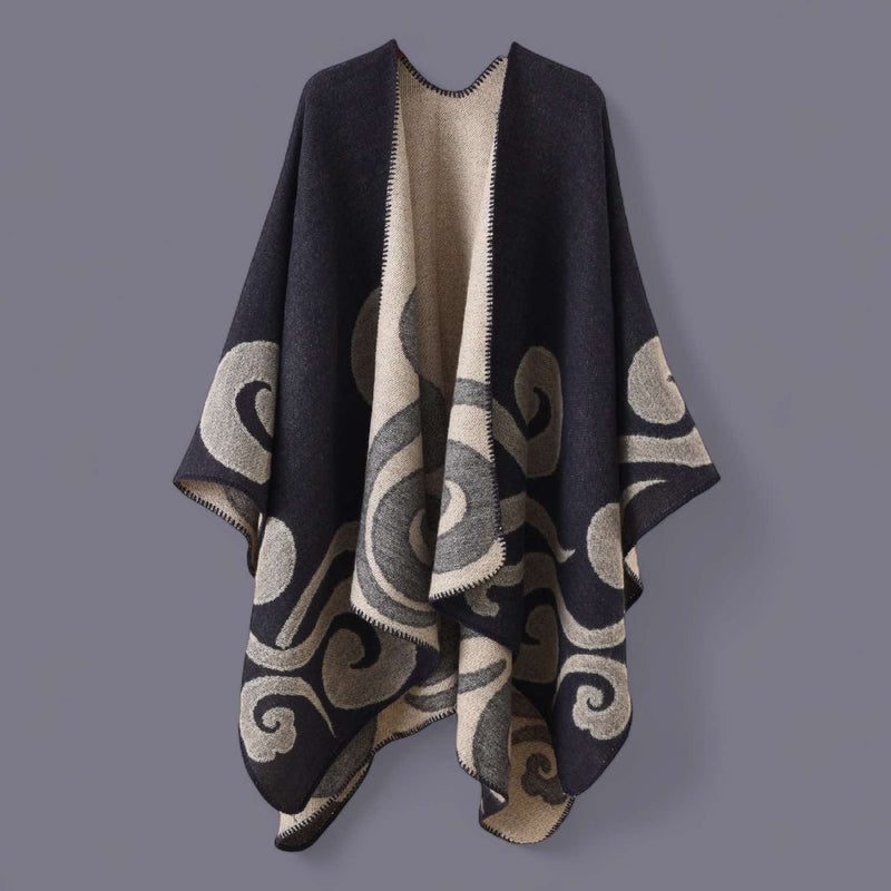 WRAP Plaid Cloak Shawl Scarf