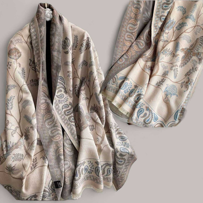 WRAP Warm Jacquard Shawl Scarf (Onhand)