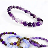 BLING Charms Natural Stone Energy Healing Reiki Bead Bracelet
