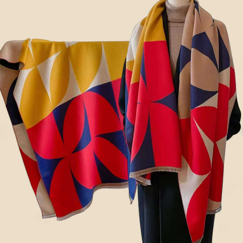WRAP Warm Jacquard Shawl Scarf (Onhand)
