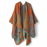 WRAP Plaid Cloak Shawl Scarf