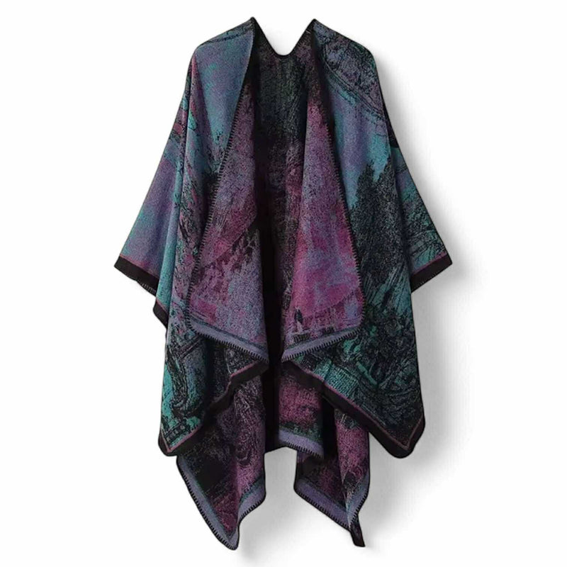 WRAP Plaid Cloak Shawl Scarf