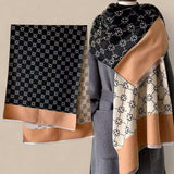 WRAP Warm Jacquard Shawl Scarf (Onhand)
