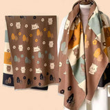 WRAP Warm Jacquard Shawl Scarf (Onhand)