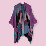 WRAP Plaid Cloak Shawl Scarf