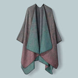 WRAP Plaid Cloak Shawl Scarf