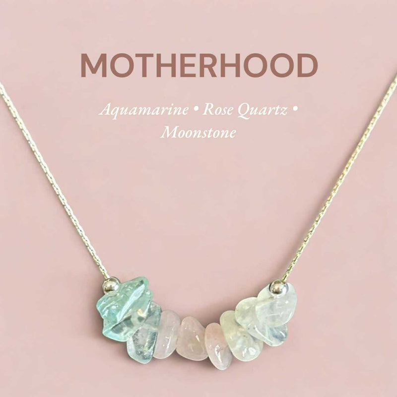 ANCHOR Healing Crystal Intention Combination Necklace – Natural Gemstone Energy Talisman