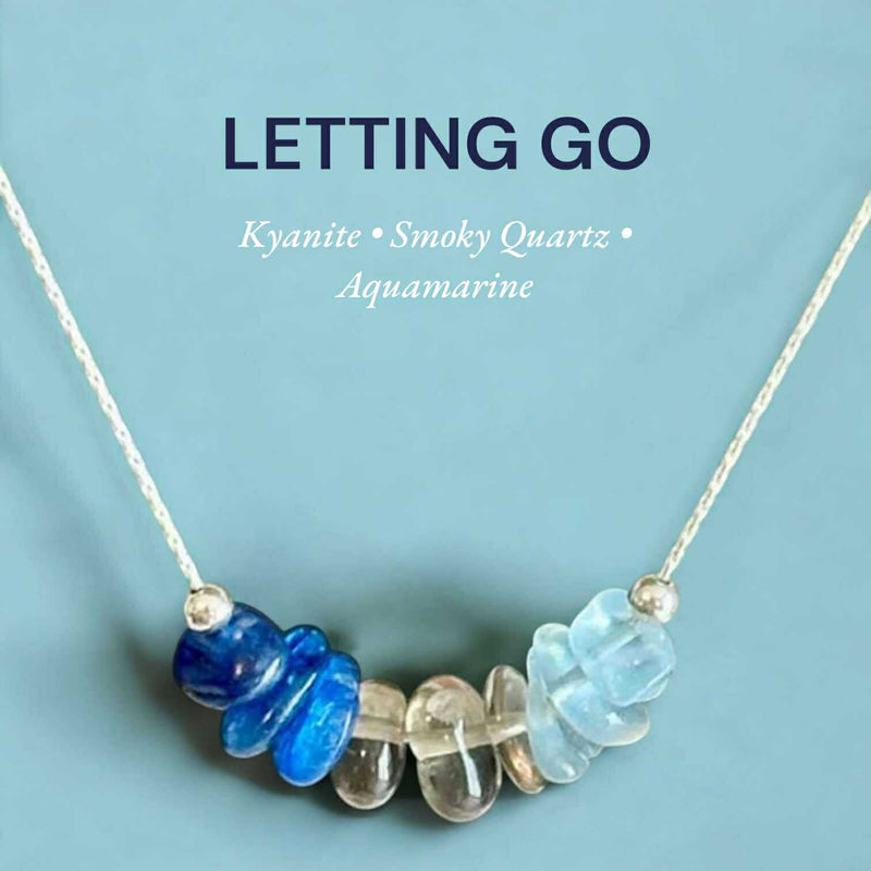 ANCHOR Healing Crystal Intention Combination Necklace – Natural Gemstone Energy Talisman