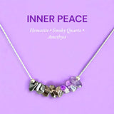 ANCHOR Healing Crystal Intention Combination Necklace – Natural Gemstone Energy Talisman