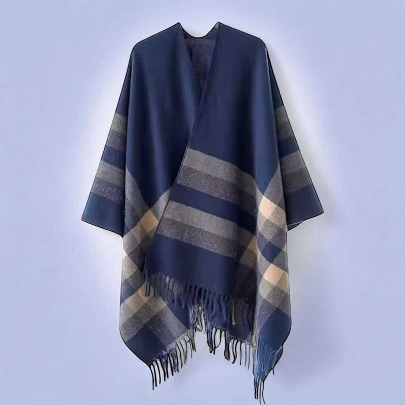 WRAP Plaid Cloak Shawl Scarf