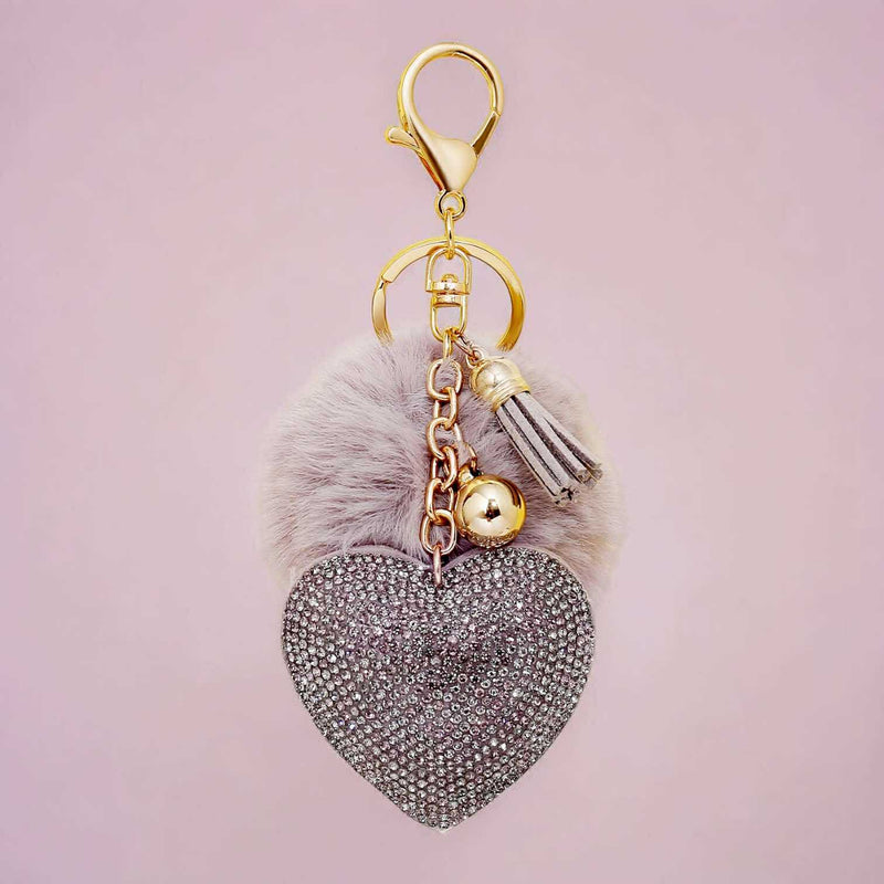 ANCHOR Evil Eye Pompom Elegant Keychain Set