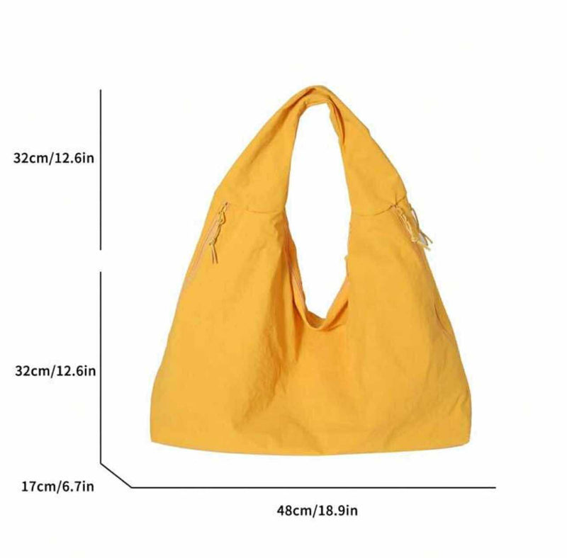 BOLSO Large Macaroon Water Resistant Canvas Commuters Tote Bag