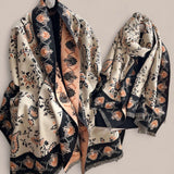 WRAP Warm Dainty Large Rectangular Shawl