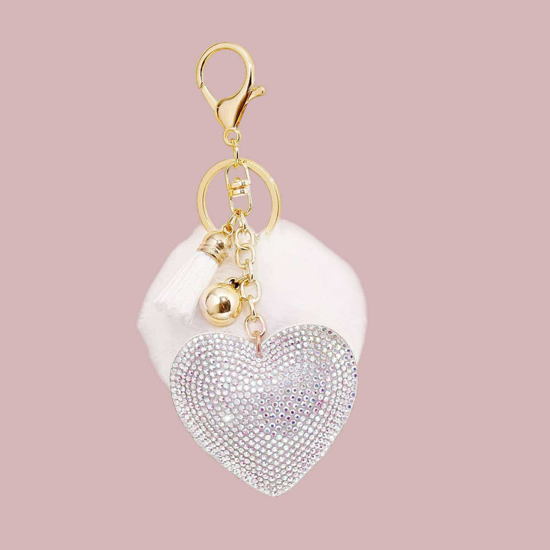 ANCHOR Evil Eye Pompom Elegant Keychain Set