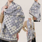 WRAP Warm Jacquard Shawl Scarf (Onhand)