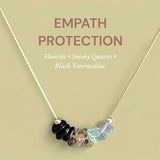 ANCHOR Healing Crystal Intention Combination Necklace – Natural Gemstone Energy Talisman