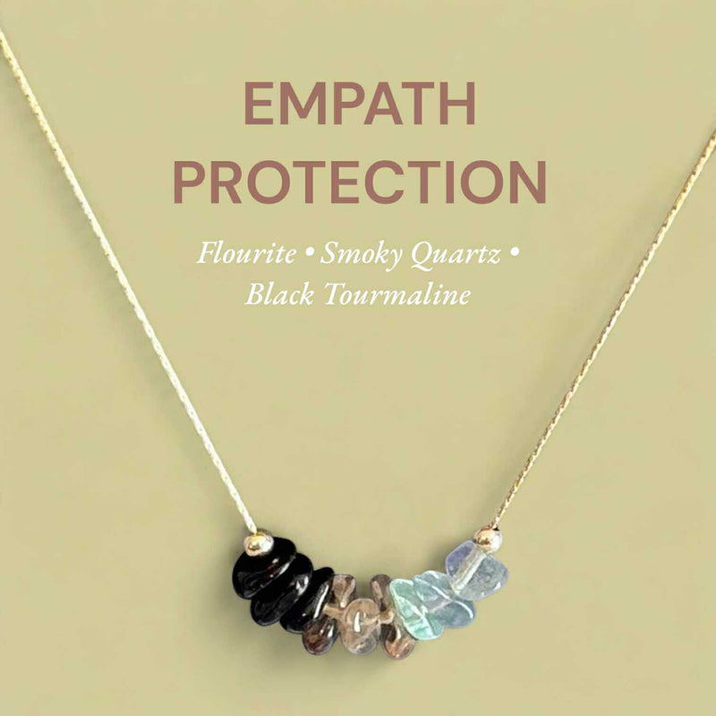 ANCHOR Healing Crystal Intention Combination Necklace – Natural Gemstone Energy Talisman