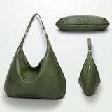 BOLSO Classic Leather Large Hobo Bag