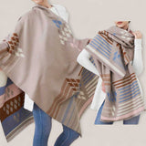 WRAP Warm Jacquard Shawl Scarf (Onhand)
