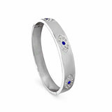 BLING Charms Vintage Bangle Evil Eye Embed Bracelet