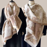 WRAP Warm Dainty Large Rectangular Shawl