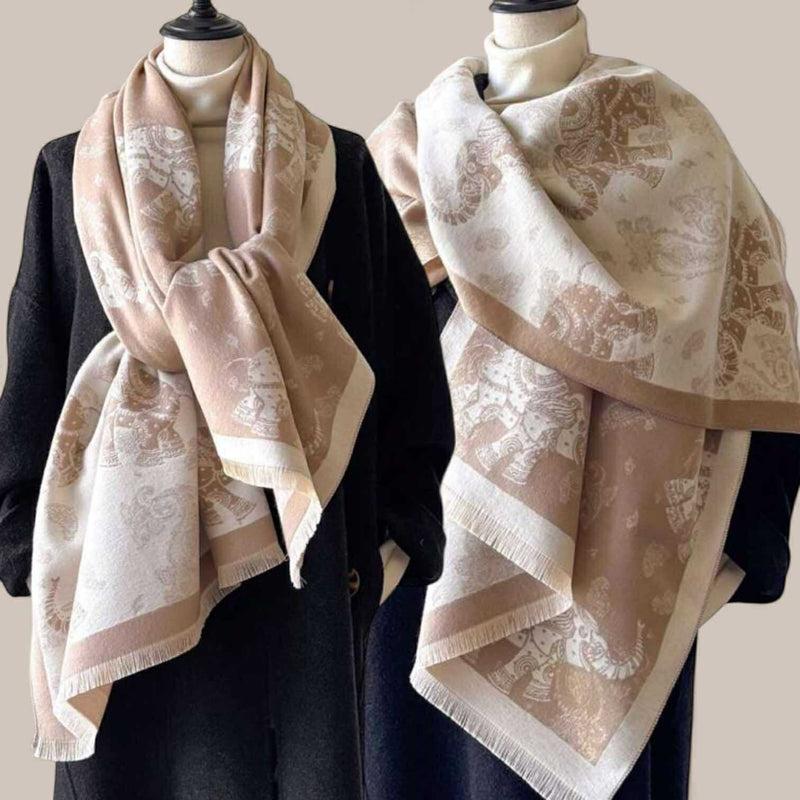 WRAP Warm Dainty Large Rectangular Shawl