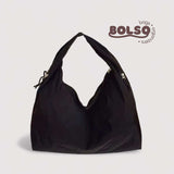 BOLSO Large Macaroon Water Resistant Canvas Commuters Tote Bag