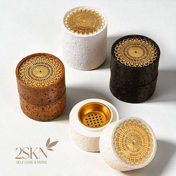 2SKN Mandala Resin Incense Burner | Sacred Ritual Holder for Resin, Powder & Cone