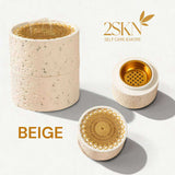2SKN Mandala Resin Incense Burner | Sacred Ritual Holder for Resin, Powder & Cone