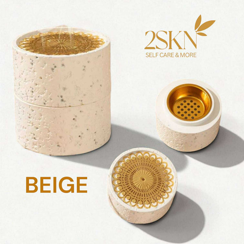 2SKN Mandala Resin Incense Burner | Sacred Ritual Holder for Resin, Powder & Cone