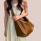 BOLSO Leather Commuters Shoulder Bag