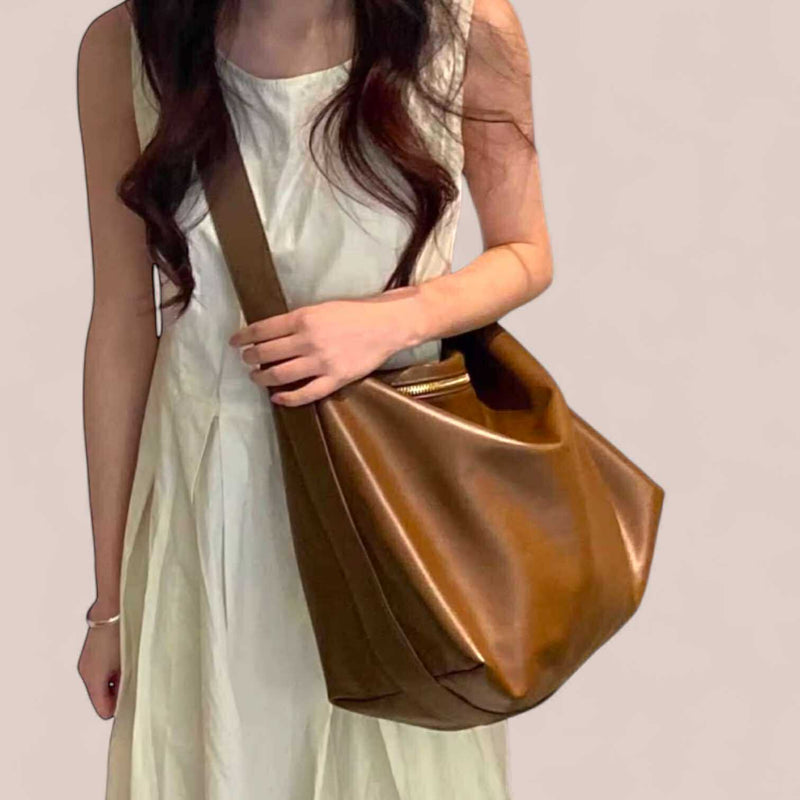 BOLSO Leather Commuters Shoulder Bag