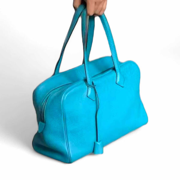 PREORDER BOLSO Aquamarine Boston Bowling Bag