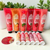 2SKN Moisture Gift Set - Hand Cream & Lip Balm with Drawstring Bag and Tag
