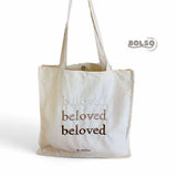 BOLSO Beloved Embroidered Book Tote Bag